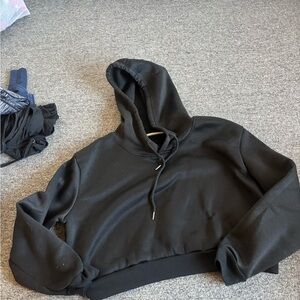 Black Hoodie Sweater